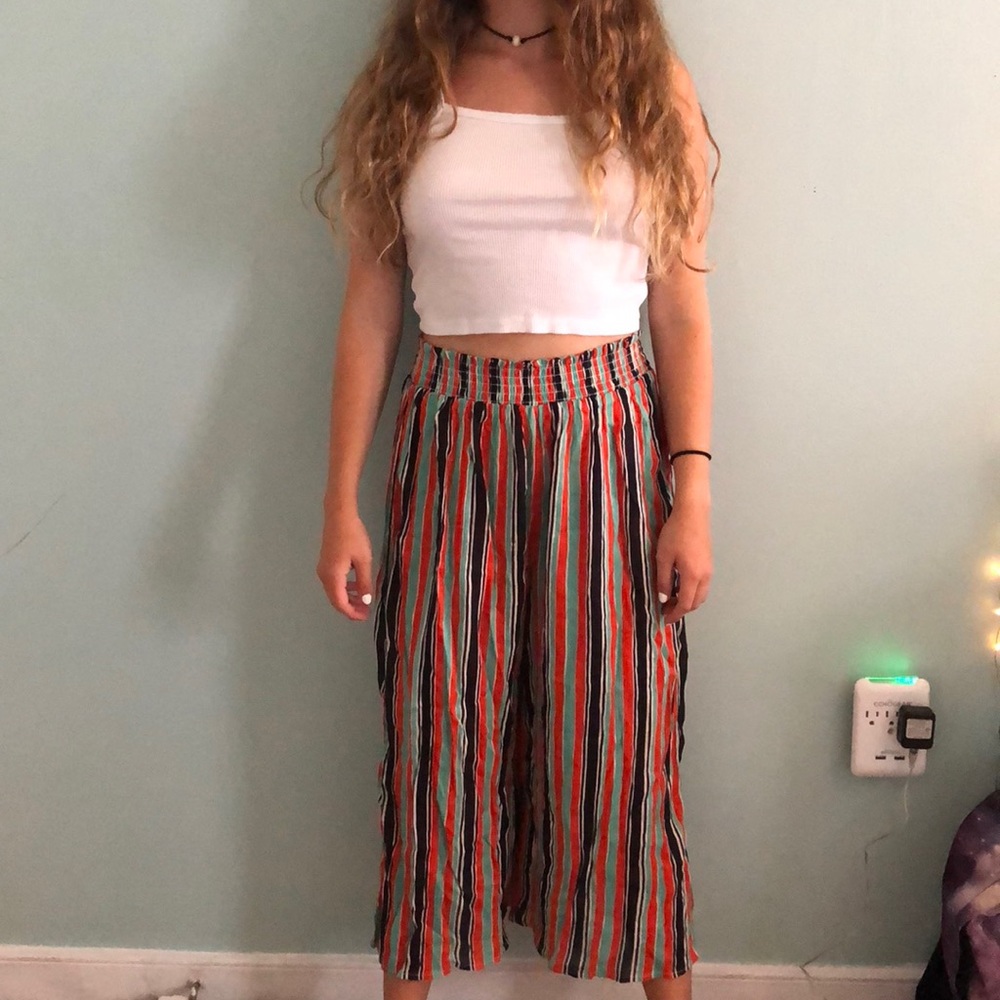Urban outfitters stripped flow pants